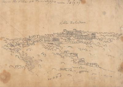 From the Villa at Posillipo, July 29 by John Robert Cozens